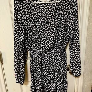 Flower pattern dress